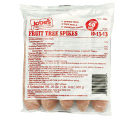 Bâton d'engrais pour arbres fruitiers 8-11-11 (paquet de 5)