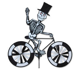 Vire-vent Squelette à Bicyclette 30