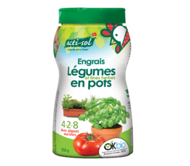 Engrais naturel pour légumes et fines herbes (à saupoudrer) 4-2-8 - 350 g Acti-sol