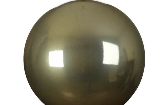 Boule en plastique 14 cm Brillant Perle