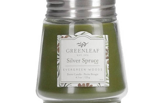 Chandelle parfumée en verre Silver Spruce - 123 g