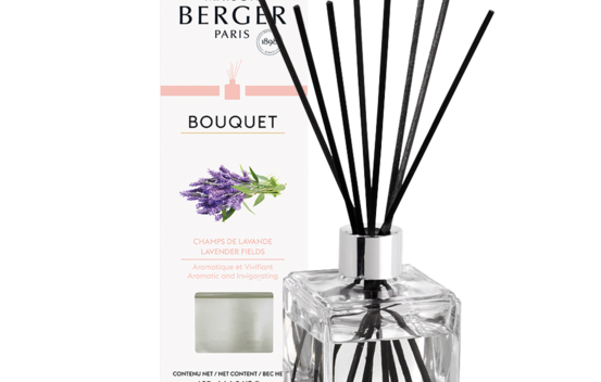Bouquet parfumé cube Champs de lavande 125 ml