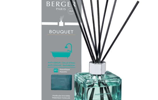 Bouquet parfumé cube Anti-Odeur Aquatique #1 (Salle d'eau) 125 ml