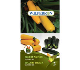 Courge Zucchini Easy Pick Mélange (Jaune et Vert) (Semences)