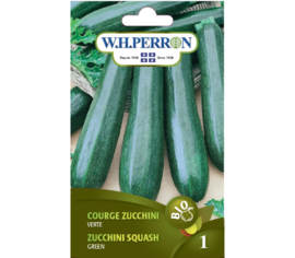Courge Zucchini Vert Biologique (Semences)